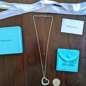 Tiffany Open Heart Pendant